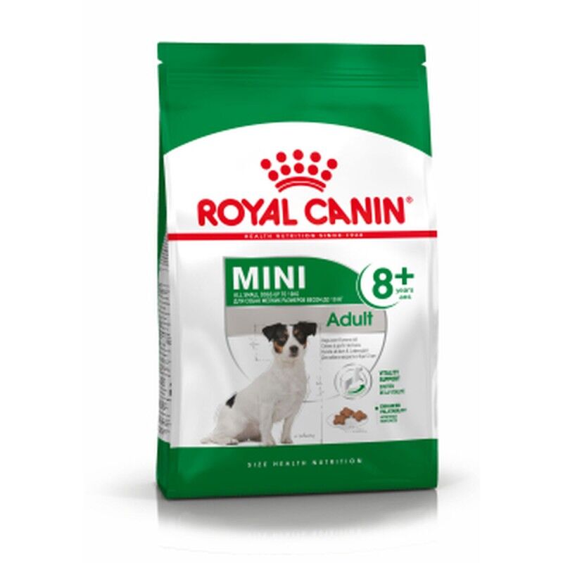 mangime Royal Canin Mini Adult 8+ Adulto Mais Uccelli 2 Kg