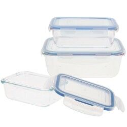 Set di Contenitori da Cucina Ermetici Impilabili Max Home 6 Unità 23 x 7,5 x 17,5 cm