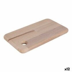 Tagliere Quttin Quttin Marrone Legno 27 x 15 cm (12 Unità)