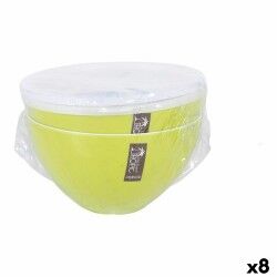 Insalatiera Kitchen Tropic   Verde Con coperchio 2 Pezzi (8 Unità)