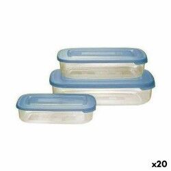 Porta pranzo Tontarelli Family Azzurro Rettangolare 29,6 x 19,8 x 7,7 cm (20 Unità)