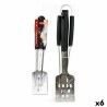 Utensili per barbecue BBQ Black Algon 104748 3 Pezzi (6 Unità)