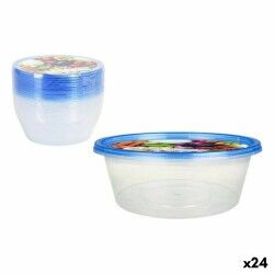 Set di 11 scatole porta pranzo Privilege 49789 500 ml 15 x 15 x 4,7 cm (24 Unità)