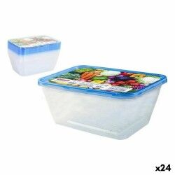 Set di 8 scatole porta pranzo Privilege 1L Rettangolare 17,5 x 12 x 7 cm (24 Unità)