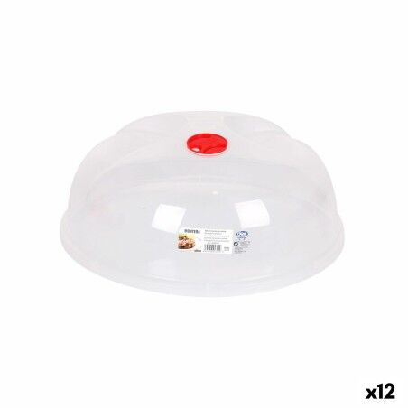 Coperchio da Microonde con Valvola Dem Montera Trasparente Plastica 26 x 26 x 12 cm (12 Unità)