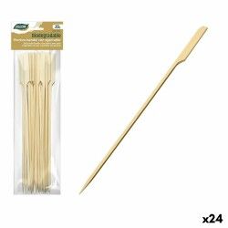 Set di Spiedini per Barbecue Algon Bambù 20 Pezzi 24 cm (24 Unità)