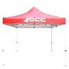 Tenda OCC Motorsport OCCCARP02 Racing Rosso Poliestere 420D Oxford 3 x 3 m