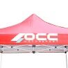 Tenda OCC Motorsport OCCCARP02 Racing Rosso Poliestere 420D Oxford 3 x 3 m