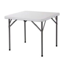 Folding Table Catering White 87 x 87 x 74 cm