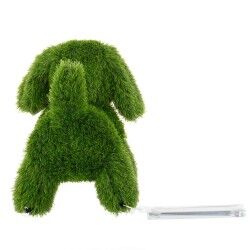 Decorative Figure polypropylene Astro-turf Dog 30 x 50 x 48 cm