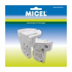 Supporto per tenda da sole Micel TLD03 Bianco 11,3 x 8,5 x 11 cm Asse 2 Pezzi