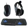 Game pack 3GO COMBODRILEH2 Nero Multicolore Qwerty in Spagnolo