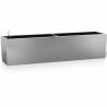 Self-watering flowerpot Lechuza Silver 79 x 19 x 19 cm Rectangular