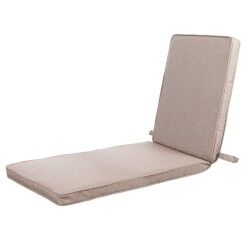 Cuscino per Lettino Beige 190 x 55 x 4 cm