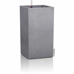 Vaso Lechuza 40 x 40 x 76 cm Grigio polipropilene Rettangolare