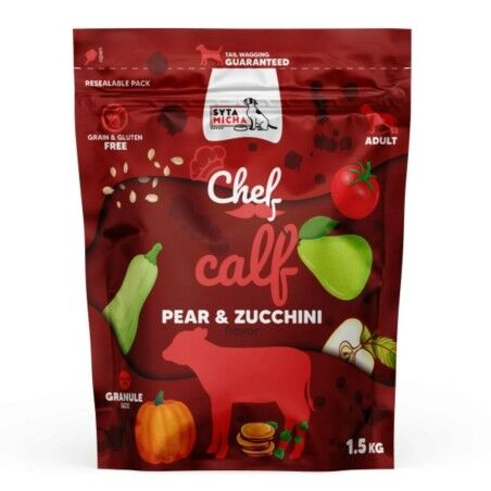 mangime SYTA MICHA Chef Carne di vitello Zucchina Pera 1,5 Kg