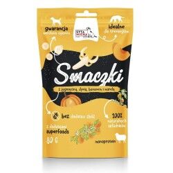 Snack per Cani SYTA MICHA Banana Albicocca Agnello Zucca 80 g