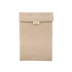 Sandwich Box Koala Eco Friendly Beige Textile 26 x 17,5 cm Striped (12 Units)