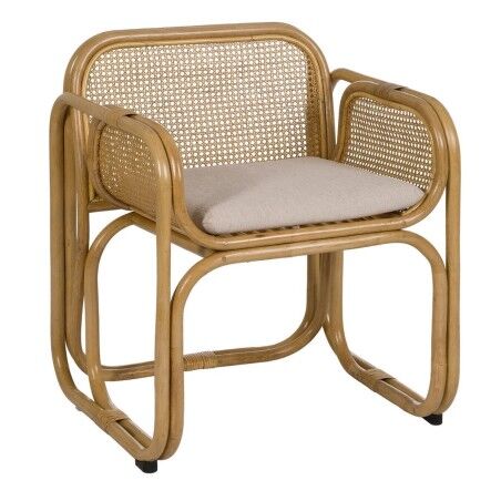 Armchair Natural Rattan 62 x 57 x 76,5 cm