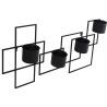 Planter Alexandra House Living Black Metal 91 x 11 x 40 cm Pendant