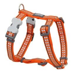 Dog Harness Red Dingo Bone Reflective 30-48 cm Orange