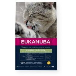 Cat food Eukanuba Hairball Control Chicken Chicken 10 kg