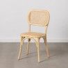 Dining Chair Natural Rattan Elm wood 45 x 41 x 88 cm