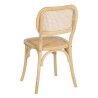 Dining Chair Natural Rattan Elm wood 45 x 41 x 88 cm