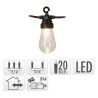 Ghirlanda con Sfere LED Party Lighting Vintage Bianco Caldo 12,5 m