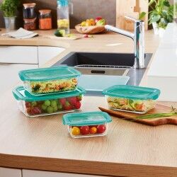 Set of lunch boxes Luminarc Keep'n Lagon Crystal Bicoloured (5 pcs)