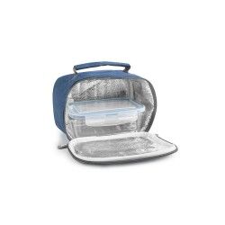 Porta colazione Termico Ibili 753401a Azzurro Poliestere Vetro Borosilicato 21 x 13 x 14 cm