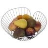 Fruit Bowl Alexandra House Living White Metal 28 x 26 x 10 cm