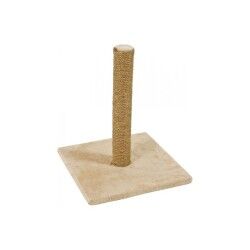 Scratching Post for Cats Zolux 504053BEI Beige Polyester Jute Wood Cloth