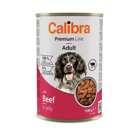 Cibo umido Calibra Premium Line Adult Beef Carne di manzo e vitello 1,2 kg