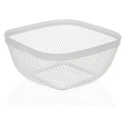 Fruit Bowl Metal Steel (26,5 x 12,5 x 26,5 cm)