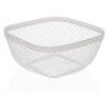 Fruit Bowl Metal Steel (26,5 x 12,5 x 26,5 cm)