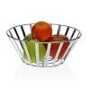 Fruit Bowl Versa Chromed Steel (25 x 10 x 25 cm)