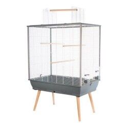 Bird cage Zolux H80 Grey 8 x 11,2 x 8 cm 78 x 81 x 48 cm