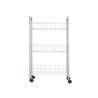 Vegetable trolley Silver Metal Plastic 37 x 27 x 62,3 cm (4 Units)