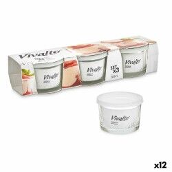 Set di scatole porta pranzo 200 ml Trasparente Vetro polipropilene (12 Unità)