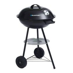 Barbecue a Carboni con Ruote Blaupunkt GC301 Nero Acciaio