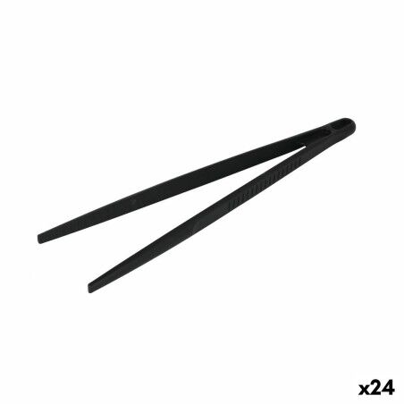 Kitchen Pegs Quttin Black Nylon 28 x 8 x 1,7 cm (24 Units)