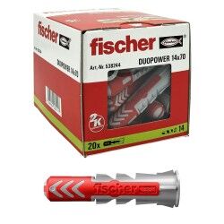 Studs Fischer DuoPower 538244 Ø 14 x 70 mm Nylon (20 Units)