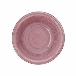 Insalatiera Quid Vita Peoni Ceramica Rosa (6 Unità) (Pack 6x)