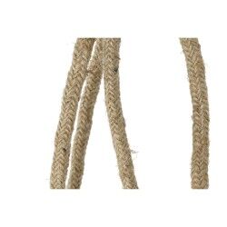 Set of Planters Home ESPRIT Natural Light brown Jute Modern 26 x 26 x 70 cm