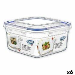 Set of lunch boxes Dem Hermetic 3 Pieces 500 ml 18 x 18 x 10 cm (6 Units)