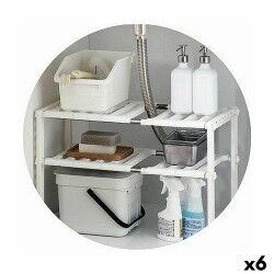 Extendable Under-Sink Shelf Unit Confortime 68 x 26 x 38 cm (6 Units)