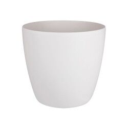 Vaso Elho Bianco polipropilene Plastica Rotondo