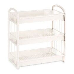 Shelves White Plastic (35,5 x 39 x 21 cm)