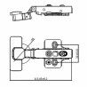 Hinge EDM BC05 35 mm Piston Steel